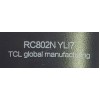 CONTROL REMOTO ORIGINAL PARA SMART TV TCL ((NUEVO)) / NUMERO DE PARTE RC202N YLI7 / T6-IRP45-DRC802SK / MODELOS 55X2US / 65P20US / 65X2US 